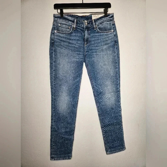 Rag &amp; Bone Dre Low-Rise‎ Slim Boyfriend Ankle Jeans in Jagger Size 26